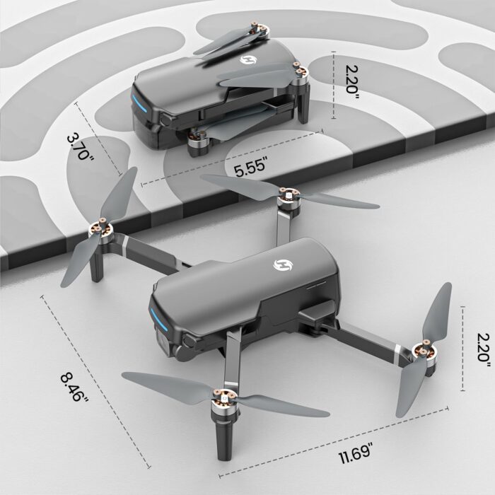 Holy Stone GPS Drone with 4K UHD Camera for Adults Beginner; HS360S 249g Foldable FPV RC Quadcopter with 10000 Feet Control Range, Brushless Motor, Follow Me, Smart Return Home, 5G Transmission - Image 9