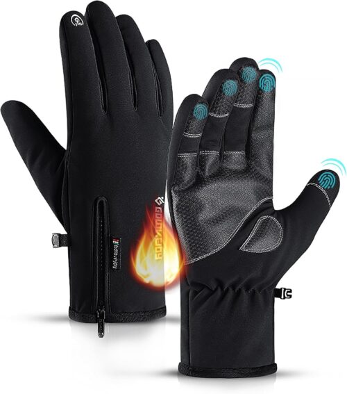Fashion Warm Winter Gloves for Cold Weather Glove for Men and Women - Thermal, Touchscreen, Waterproof