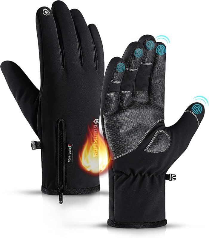 Fashion Warm Winter Gloves for Cold Weather Glove for Men and Women - Thermal, Touchscreen, Waterproof