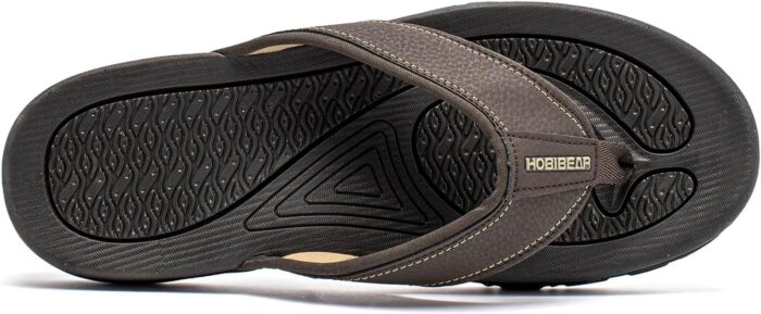 KIIU Mens Thong Sandals Indoor and Outdoor Beach Flip Flop - Image 5