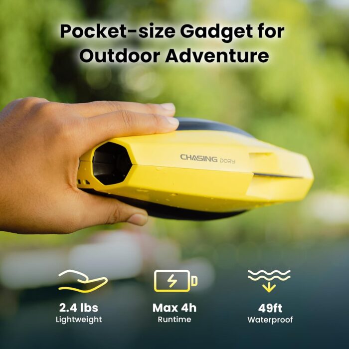 Chasing Dory Underwater Camera, 1080p Full Hd Underwater Photography, Real-time Observation, App and Bluetooth Remote Control, One Click Sharing for Diving, Fishing Photography - Image 2