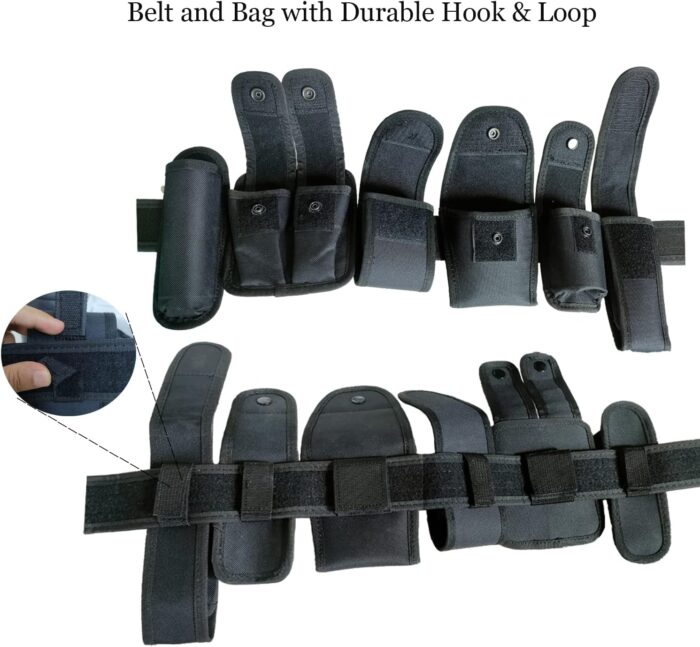 10 in 1 police Tactical belt Security Guard Belt,Versatile Military Modular Equipment System Molded Duty Belt Set for Law Enforcement - Image 4