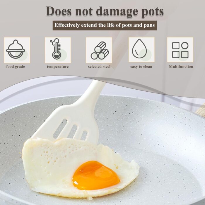 Camping Accessories Kitchen Cooking Utensils Set - Portable Outdoor Camp Cookware Set, Silicone Camper Essentials Gear Must Have Supplies for Travel RV BBQ Grill Picnic Hiking - Image 4