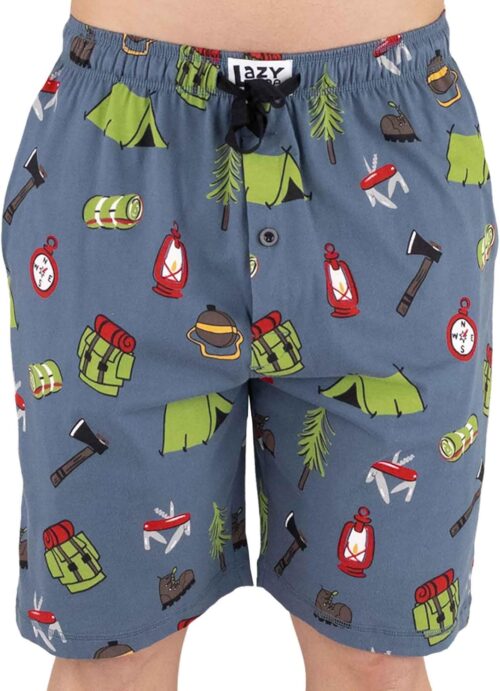 Lazy One Pajama Shorts for Men, Men's Pajama Bottoms, Sleepwear