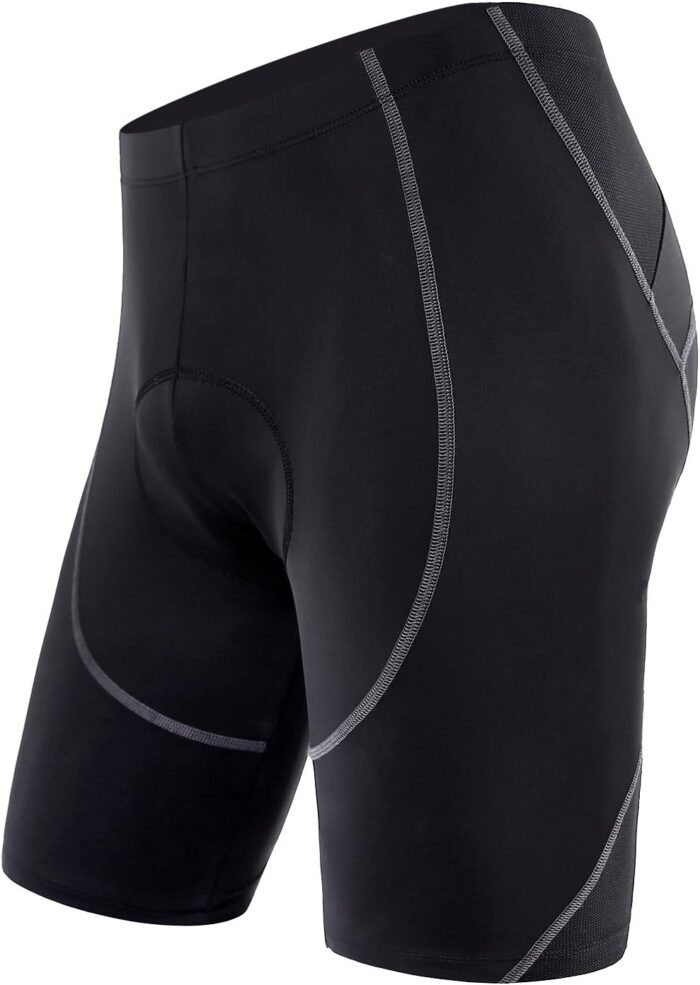 Sportneer Padded Bike Shorts for Men - 4D Padding Mens Bicycle Cycling Biking Clothing Shorts, Breathable and Absorbent - Image 4