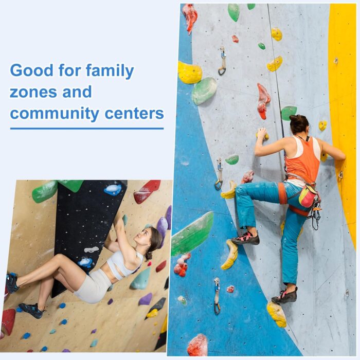 PATIKIL Rock Climbing Holds, Climbing Rock Wall Grips Play Set Climber with Single Holes for Playground Accessories Training Indoor Outdoor Tree - Image 6