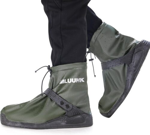 Waterproof Boot Covers, Reusable Rain Shoe Covers Non-Slip Waterproof Shoes Boots for Outdoor Cycling Camping Fishing Travel