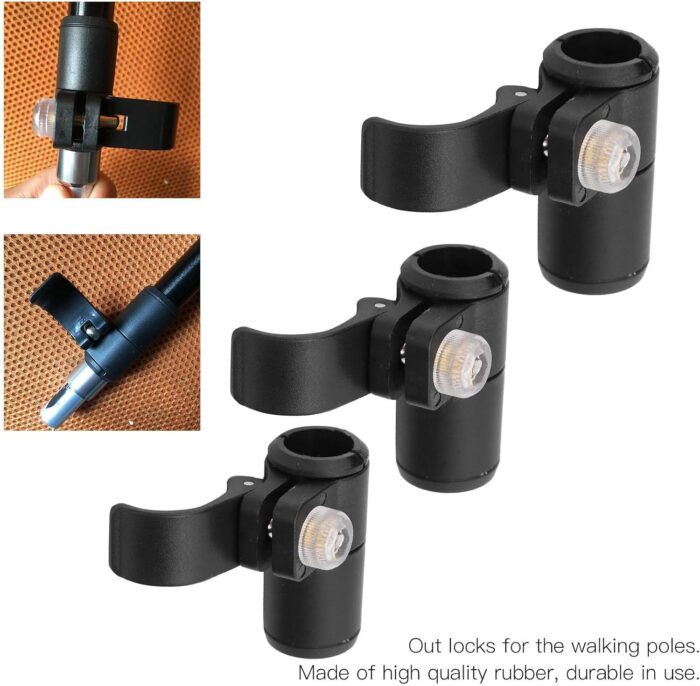 Walking Pole Flip Lock Clips,Leki Pole Flip Lock,Hiking Pole Replacement Parts,Trekking Pole Parts,18 16 14mm Climbing Stick Pole External Lock Walking Pole Quick Lock for Mountaineering - Image 2
