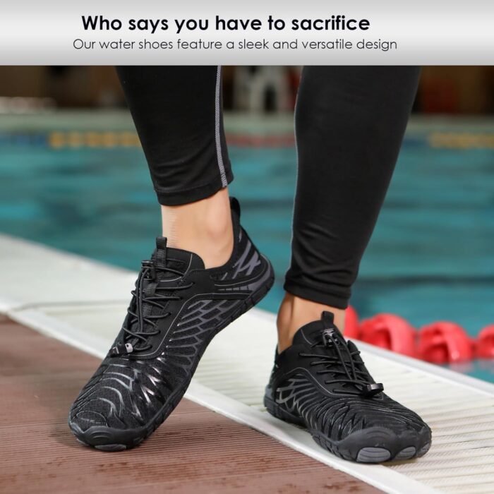 Hike Barefoot Shoes Breathable Non-Slip Athletic Footwear Wide Toe Water Shoes for Women & Men - Image 3