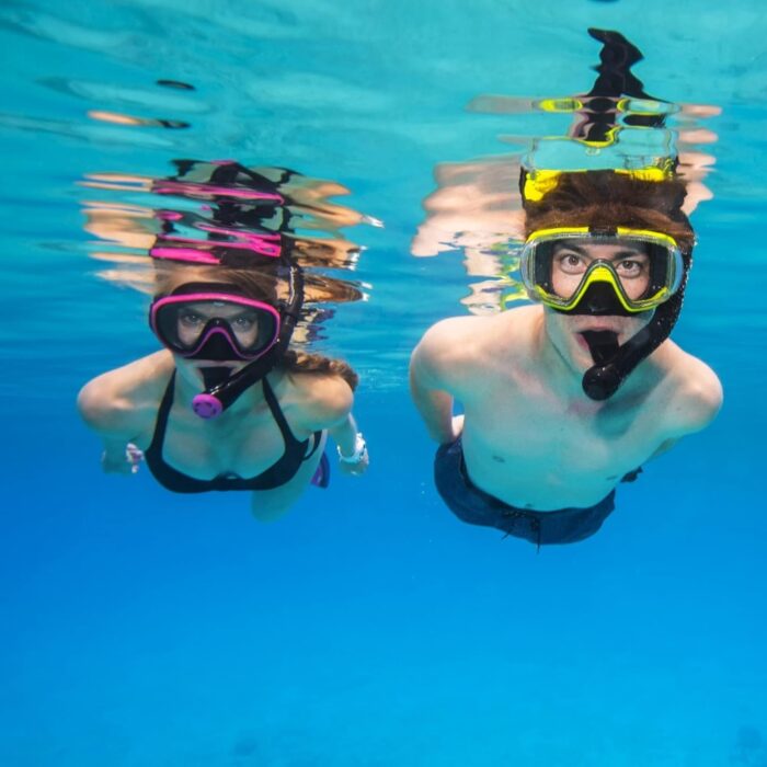 TUSA Sport Adult Black Series Visio Tri-Ex Mask, Dry Snorkel, and Fins Travel Set, - Image 8