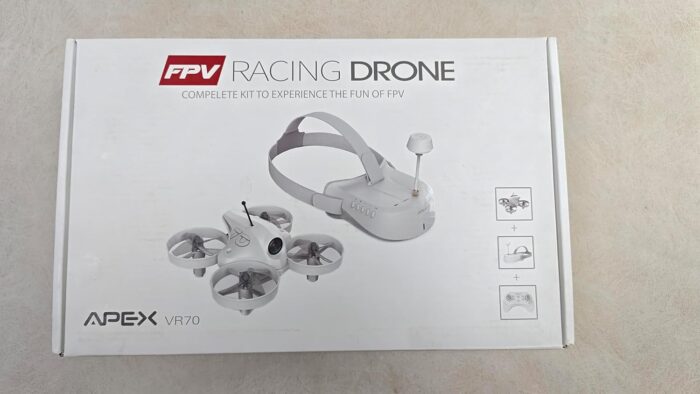APEX VR70 FPV Drone Kit, First-Person View with Goggles, Brushed Racing for Beginners Super-Wide 120° FPV, Low-Latency 5.8G Transmission, Drop-resistant, Suitable Novice Practice Drones - Image 8