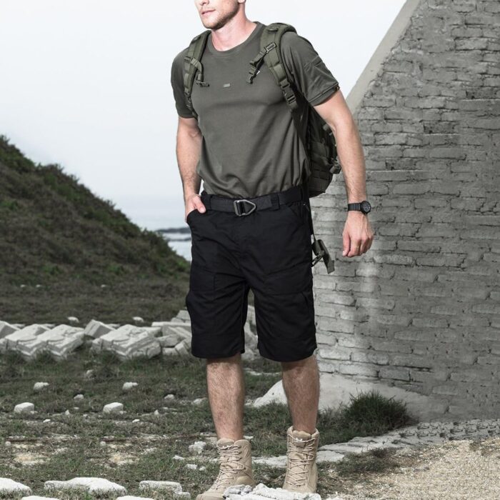 ReFire Gear Men's Urban Tactical Military EDC Cargo Shorts Rip Stop Cotton Outdoor Camo Shorts - Image 4