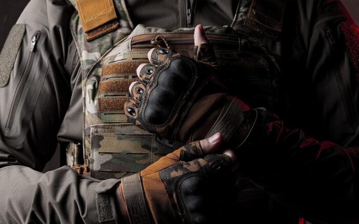 Glove Station- Fingerless Knuckle Tactical Gloves for Men - Motorcycle Gloves for Tactical Shooting, Airsoft, Hunting, Police Work and Hiking - Image 7