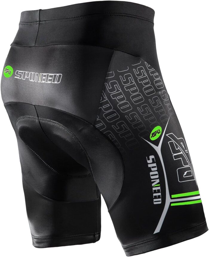sponeed Men Bike Shorts Cushioned Biking Wear Gear Road Cycling Bottoms - Image 2