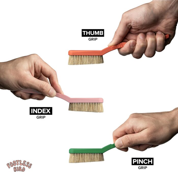Rock Climbing & Bouldering Brush, Ergonomic, High Density Wild Boar's Thick Hair Bristles, 100% Recyclable, Strong Outdoor & Indoor Free Spiky Ring - Image 6