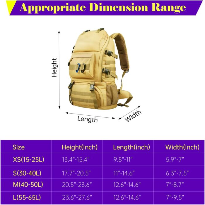 Waterproof Backpack Rain Cover with Reflective Strip for Mountaineering, Traveling, Cycling, Camping and Outdoor - Image 2