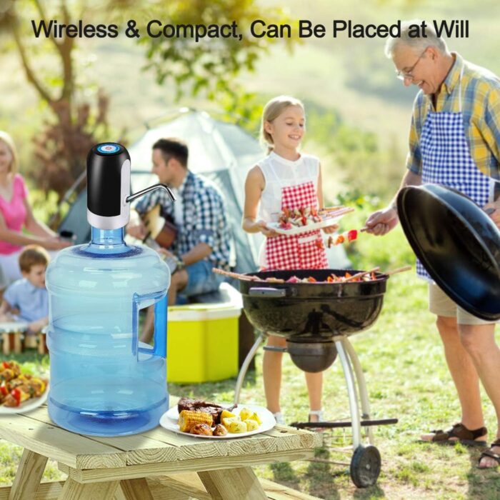 Water Bottle Pump 5 Gallon USB Charging Automatic Drinking Portable Electric Water Dispenser/Switch - Image 2