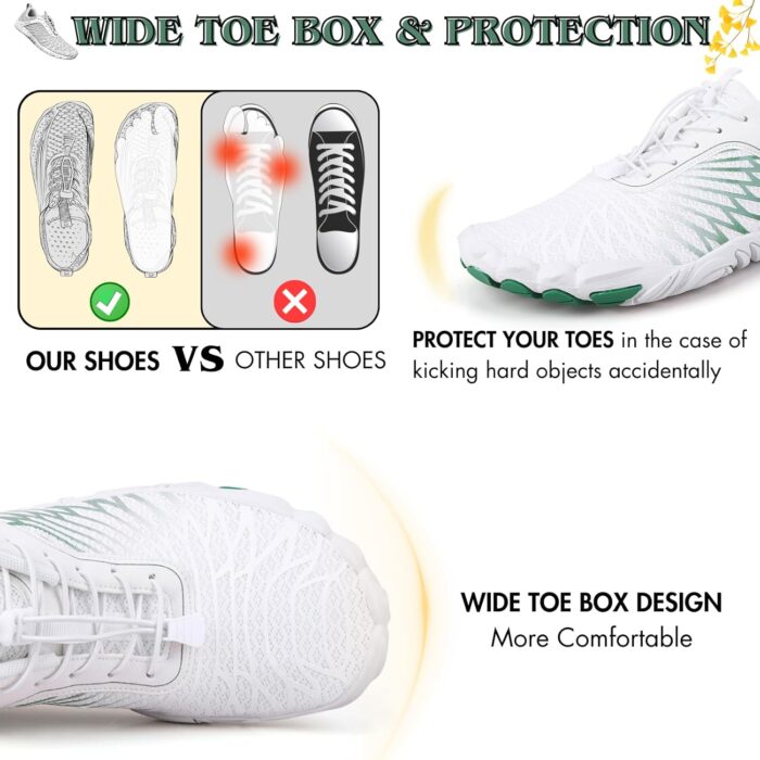 Hike Barefoot Shoes Women Men Minimalist Wide Toe Box Footwear Zero Drop Athletic Cross-Trainer Fashion Sneakers - Image 3