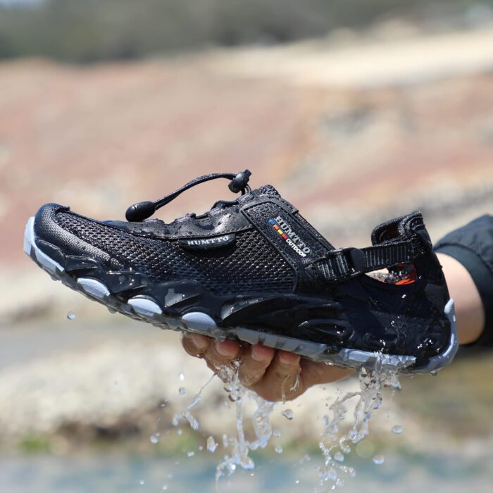 HUMTTO Men's Amphibious Water Shoes - Hiking Sandals for Men Outdoor Water Sandal Closed Toe Non-Slip River Shoes Summer Quick Drying Aqua Shoe - Image 7