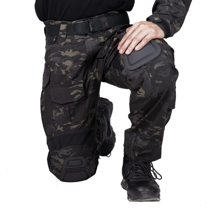 G3 Combat Pants with Knee Pads Tactical Military Trousers Hunting Camo Pants for Men Rip-Stop Airsoft Gear - Image 3