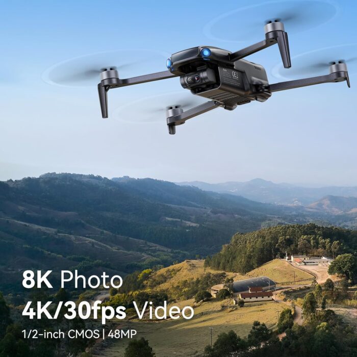 Ruko U11MINI 4K, Drones with Camera for Adults 4K Video 8K Photo, Under 249g, 3-Axis Gimbal EIS, 20000ft FPV Transmission, AI Takeoff/Landing, Auto Return, GPS with Beeper, Beginner (96-Min Flight) - Image 4