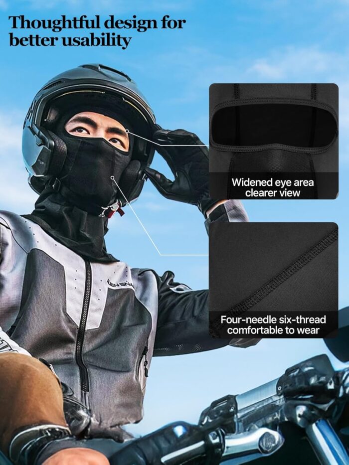 Balaclava Ski Mask Quick Drying Summer Cooling UV Protector Breathable Face Mask Motorcycle Outdoor Gear for Men Women - Image 6