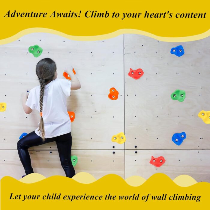 C CRYSTAL LEMON Rock Climbing Holds for Toddler Playground - Image 8
