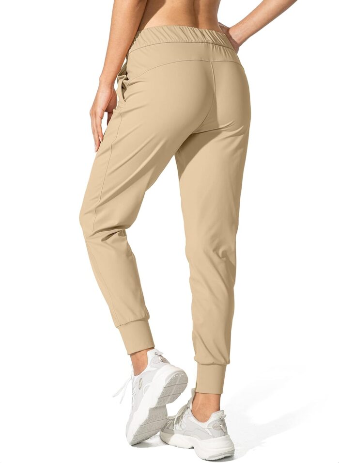 SANTINY Women's Joggers Pants Pockets Drawstring Running Sweatpants for Women Lounge Workout Jogging - Image 3