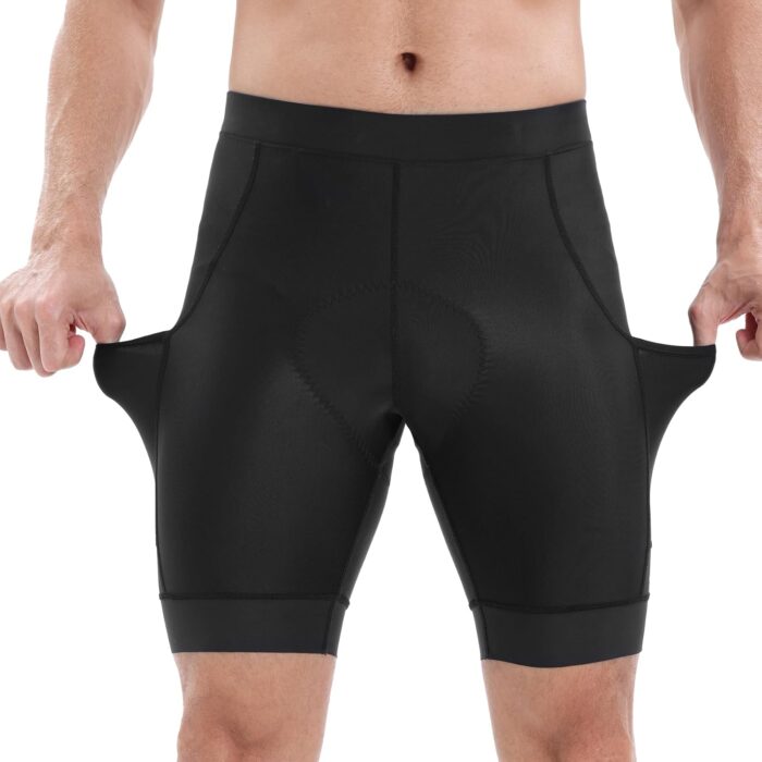 X-TIGER Bike Shorts for Men Padded Anti-Slip Leg Cycling Shorts with Zipper Pockets Mountain Bicycle Riding Road Biking - Image 2