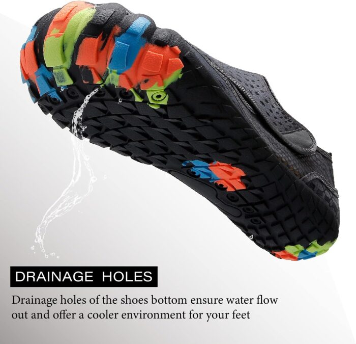 L-RUN Barefoot Water Shoes Women Mens Aqua Sock Athletic Hiking Water Sports Shoes for Swim Beach Pool Sand Diving Walking - Image 7
