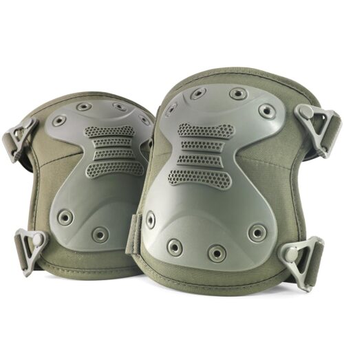 Tactical Professional Combat Knee Protective Pads Set Advanced Tactical Gear Set for Outdoor CS Paintball Game Cycling Safety Skateboarding Gear Skates Airsoft Hunting Knee Protection Guard Pads