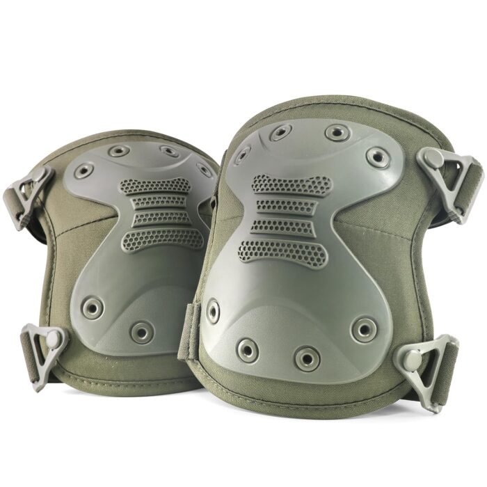 Tactical Professional Combat Knee Protective Pads Set Advanced Tactical Gear Set for Outdoor CS Paintball Game Cycling Safety Skateboarding Gear Skates Airsoft Hunting Knee Protection Guard Pads