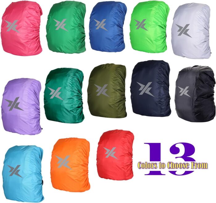 Waterproof Backpack Rain Cover with Reflective Strip for Mountaineering, Traveling, Cycling, Camping and Outdoor - Image 5