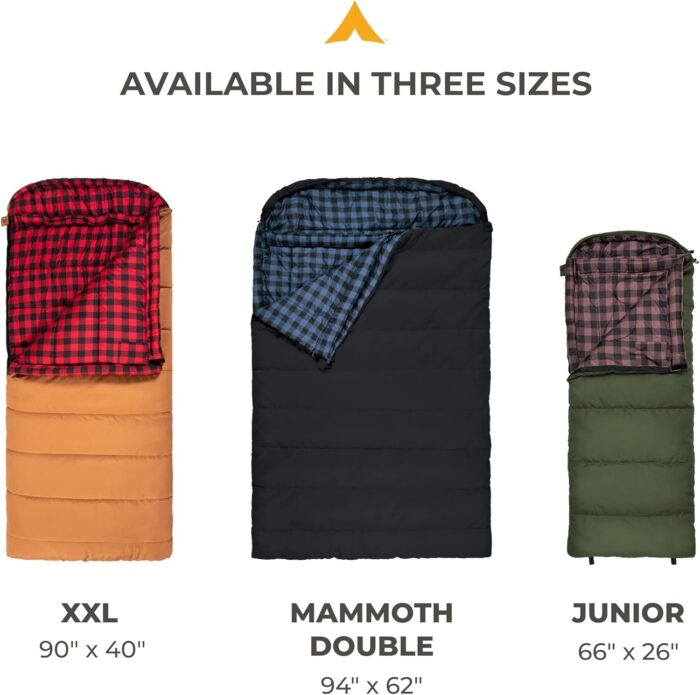 TETON Sports Deer Hunter -35F and 0F Degree Sleeping Bag. Warm and Comfortable Camping Sleeping Bags, Teton Tough Canvas Shell for Camping, Hunting, and Cold Weather - Image 6