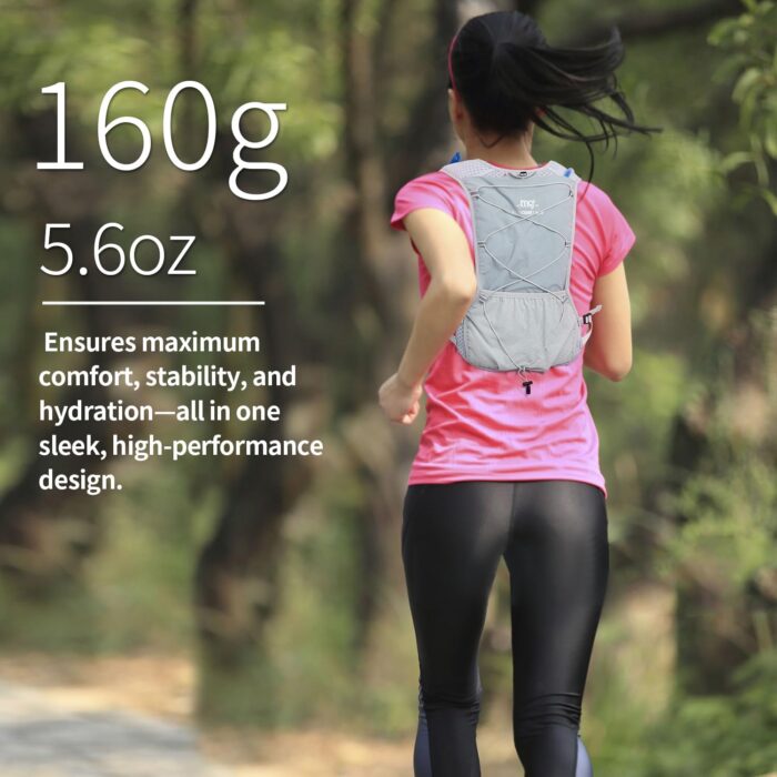 Lightweight Running Vest for Women and Men Hydration Backpack Pack with 1.5L Water Bladder Bag Running Gear Accessories for Hiking Trail Cycling Marathon - Image 5