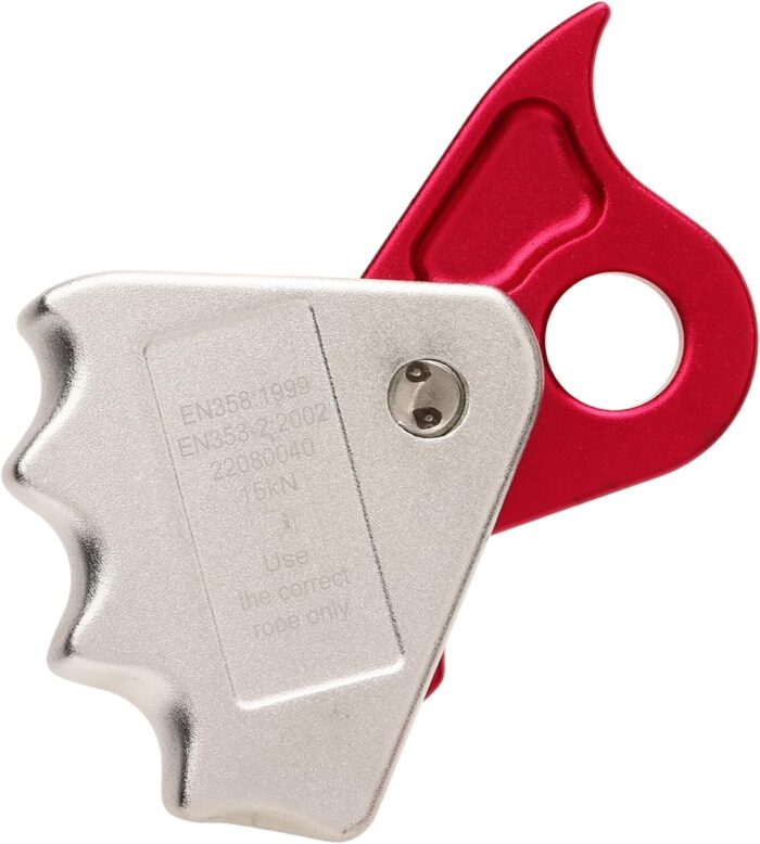 Rope Grab Rock Climbing Accessory, 15KN Climbing Ascender Fall Belay Device Rope Grab Ascender for Rock Climbing，Mountaineering, Tree Arborist,