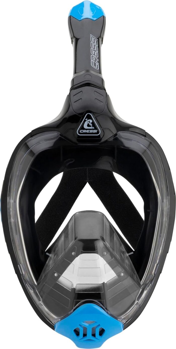 Cressi Adult Snorkeling Full Face Mask - Wide Clear View, Anti-Fog System - Easy Breathing: Safety First - Bali: Designed in Italy - Image 4