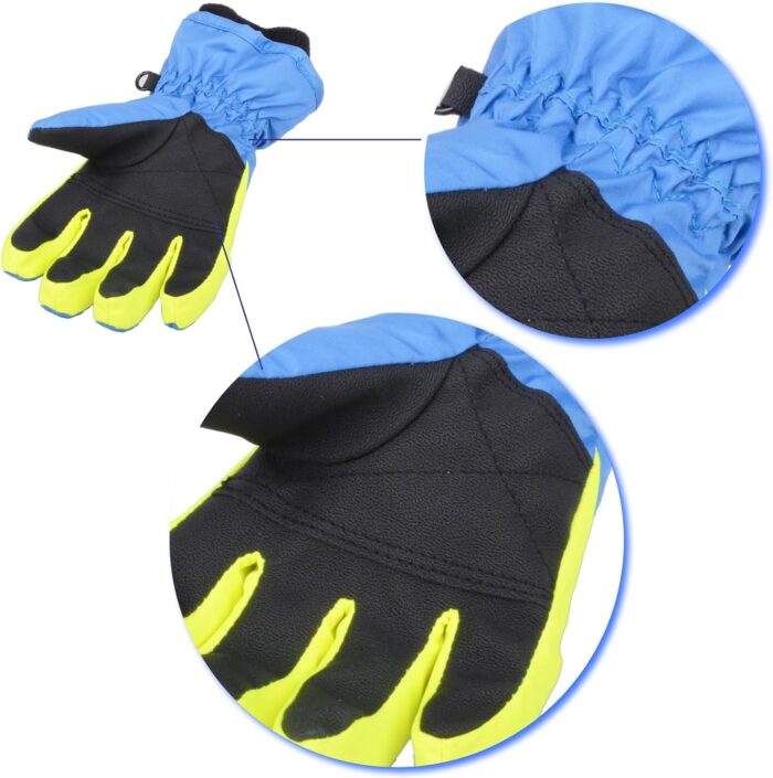 TRIWONDER Kids Ski Snow Gloves Winter Cold Weather Windproof Warm Snowboard Sport Mittens for Boys Girls - Image 4