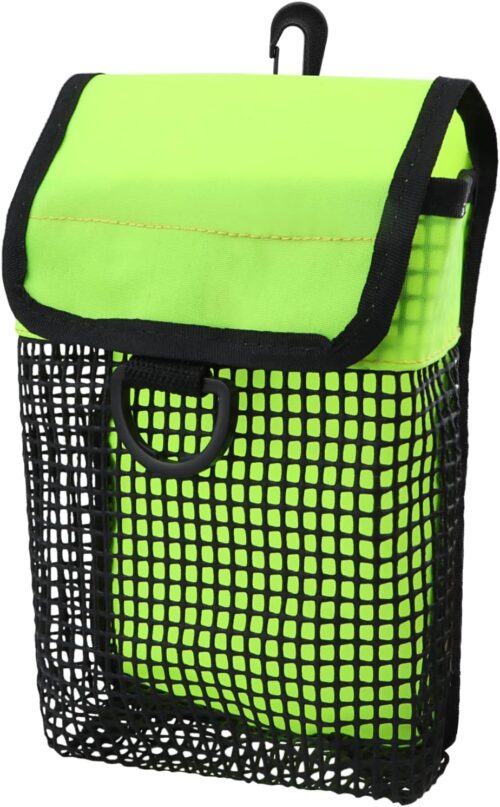 Scuba Diving Gear Bag, Finger Reel/SMB Safety Surface Marker Buoy Mesh Storage Pocket, Snorkeling Equipment Holder Carry Pouch