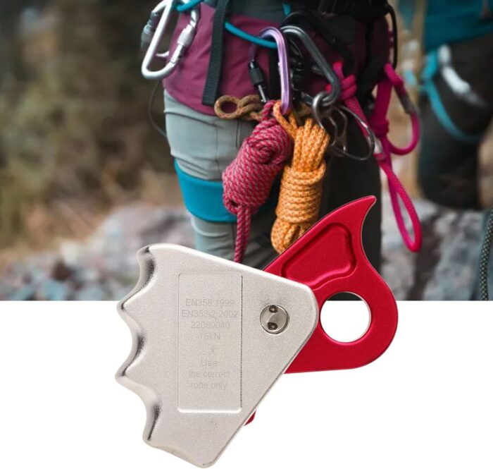 Rope Grab Rock Climbing Accessory, 15KN Climbing Ascender Fall Belay Device Rope Grab Ascender for Rock Climbing，Mountaineering, Tree Arborist, - Image 9