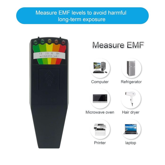Ghost Hunting Equipment Kit, Include 1 pc Emf Meter and 4 pcs Motion Light up Cat Balls, Paranormal Equipment，Home and Office EMF Detection - Image 8