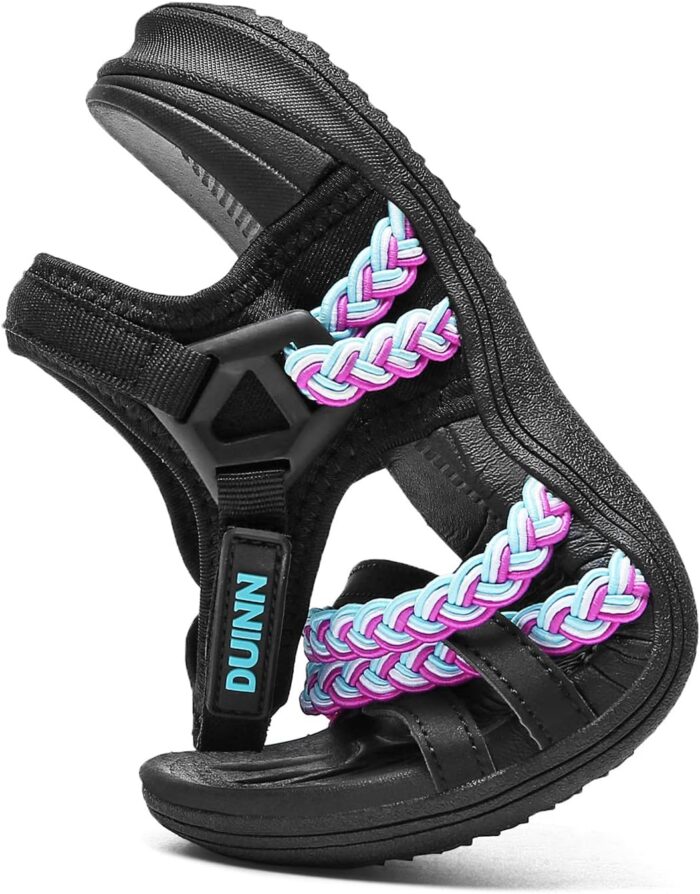 UBFEN Womens Hiking Sandals Sport Sandals Straps with Adjustable Hooks Arch Support Beach Vacation Casual Camping - Image 2