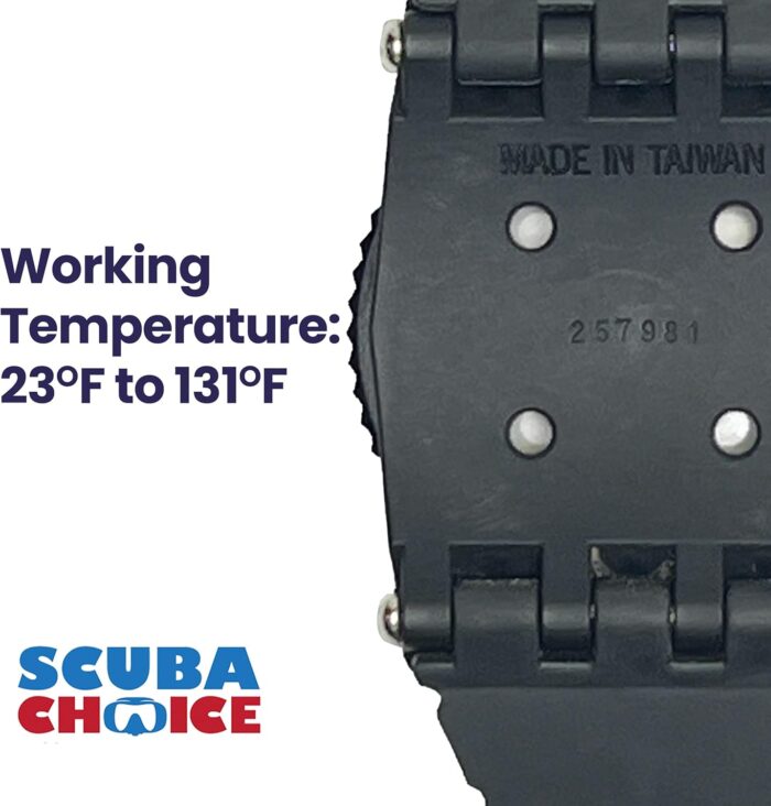 Scuba Choice Diving Deluxe Wrist Compass – 2.3” Display, Accurate Underwater Navigation, 15” Strap, Depth Rated 80m, 25° Tilt, Durable -5°C to 55°C, Made in Taiwan - Image 4