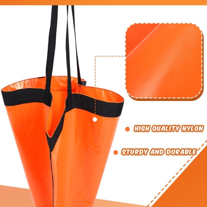 Tandefio Marine Boat Parachute Sea Anchor Drift Sock for Fishing Boat 250d Nylon Trolling Fishing Drogue for Inflatable Sail Drift Anchor for Kayak Pontoon - Image 3