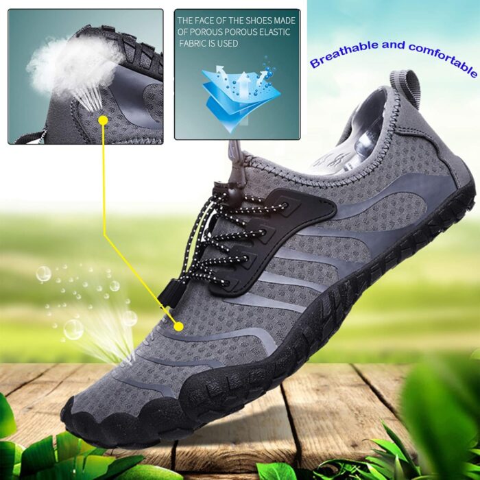 Water Shoes Mens Women Barefoot Shoes Quick Dry Aqua Outdoor Sports for Swim Pool Beach Surf Walk Water Yoga River Lake Hiking Kayaking - Image 2