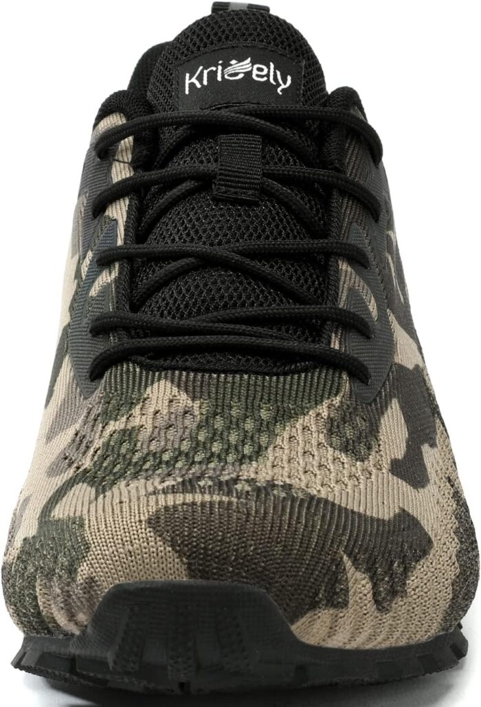 Men's Fashion Sneakers Lightweight Breathable Walking Shoes Tennis Cross Training Shoe Non Slip Trail Running Shoes - Image 2