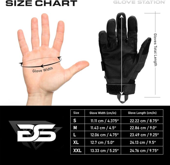 Glove Station - Tactical Shooting Hard Knuckle Gloves for Men and Woman with Touchscreen Fingers - Durable and Comfortable Hand-Gear for Outdoor Work Shooting and Hunting - Image 7