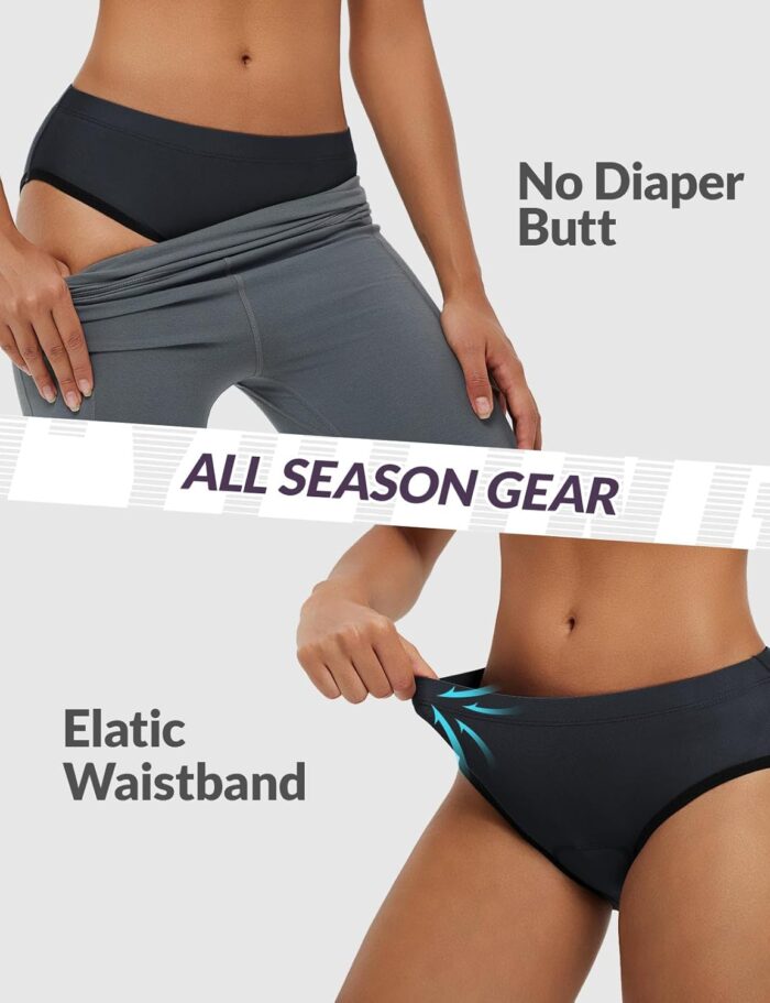baleaf Women's 4D Padded Bike Underwear Cycling Shorts Biking Bicycle MTB Briefs Gear Clothes Biker Padding - Image 6