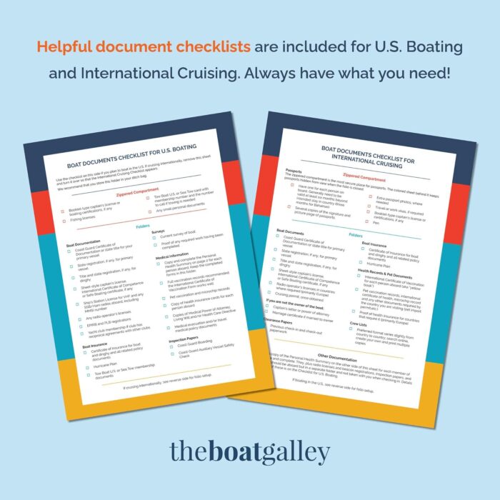 Boat Documents Organizer - Large Size Waterproof Case for Boat Papers - Keep All Documents Safe and Organized - Boating Gifts for Men (Gray) - Image 7