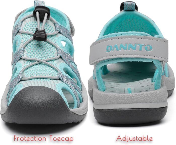 Dannto Women's Sport Sandals Close Toe Mesh Hiking Outdoor Athletic Casual Walking Sandals Water Shoes - Image 3